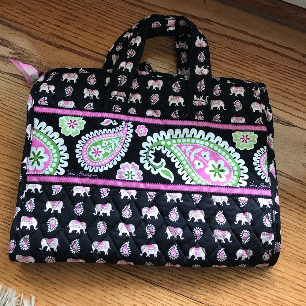 Vera Bradley compact hanging make up bag